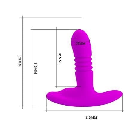 Vibratör ÇeşitleriUSB Şarjlı Uzaktan Kumandalı 12 Titreşim & 3 İleri Geri Hareketli VibratörLilituShop