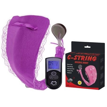 Vibratör ÇeşitleriUzaktan Kumandalı G String Titreşimli Vibratör Külotu İç GiyimLilituShop