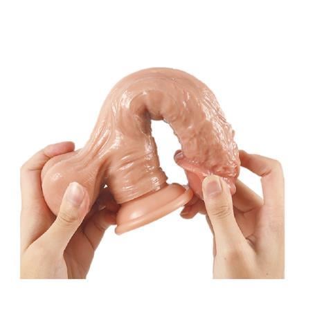 Realistik PenislerYeni Nesil Çift Katmanlı 23 cm Realistik Dildo PenisLilituShop