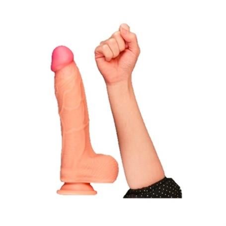 Realistik PenislerYeni Nesil Çift Katmanlı 25 cm Realistik Dildo PenisLilituShop