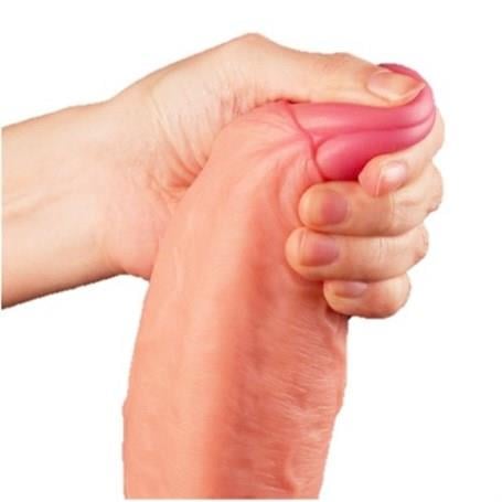 Realistik PenislerYeni Nesil Çift Katmanlı 28 cm Realistik Dildo PenisLilituShop