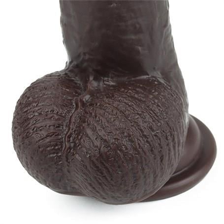 Belden Bağlamalı PenislerYeni Nesil Çift Katmanlı Belden Bağlamalı 23 cm Realistik Zenci Dildo PenisLilituShop