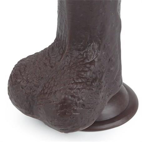 Belden Bağlamalı PenislerYeni Nesil Çift Katmanlı Belden Bağlamalı 17,5 cm Realistik Zenci Dildo PenisLilituShop
