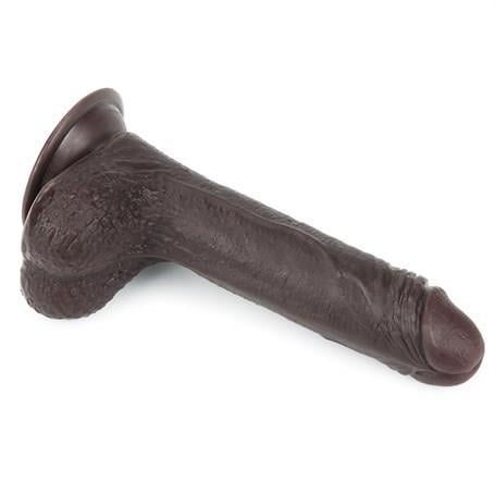 Belden Bağlamalı PenislerYeni Nesil Çift Katmanlı Belden Bağlamalı 17,5 cm Realistik Zenci Dildo PenisLilituShop