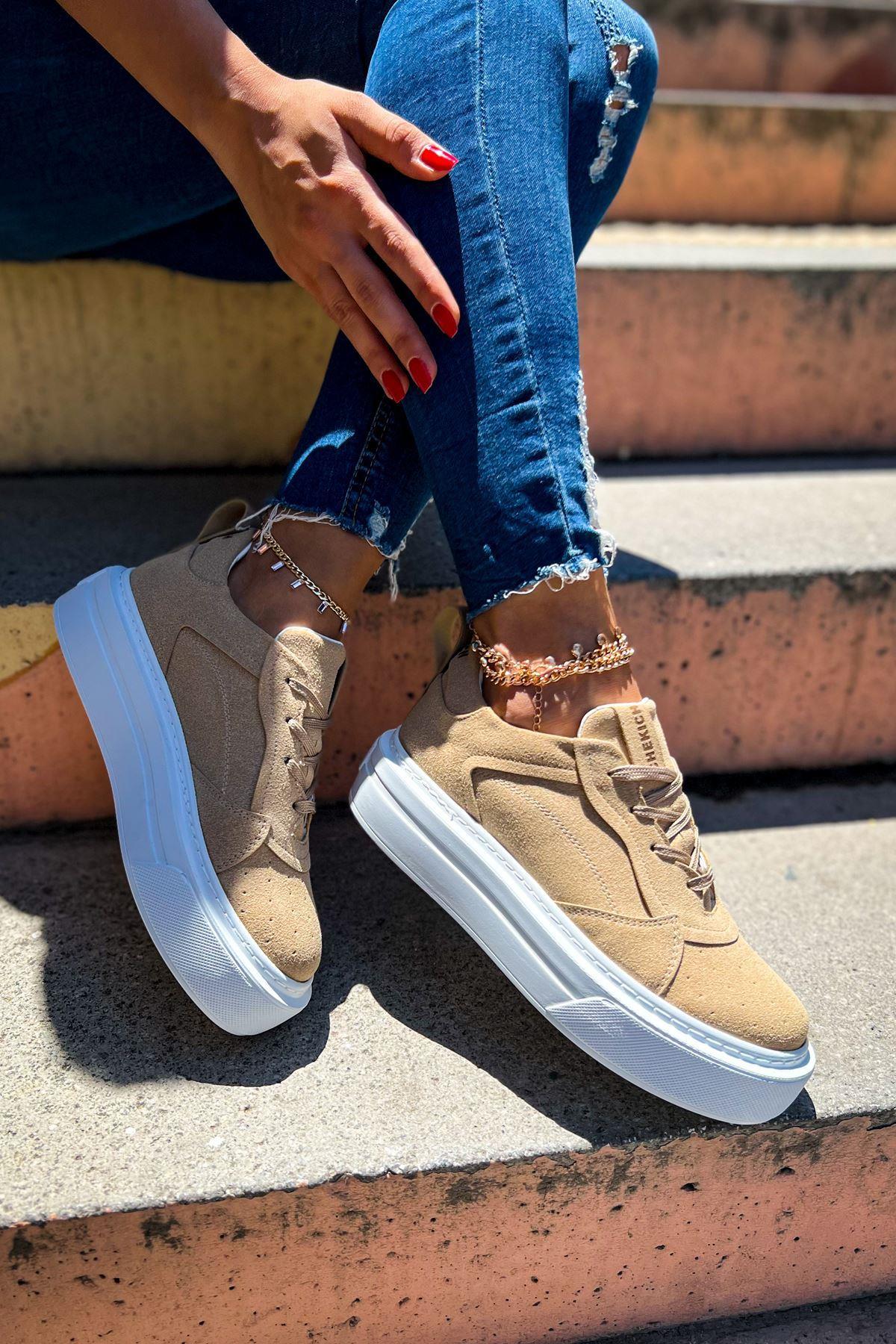CH187 SBT Kadın Ayakkabı KUM