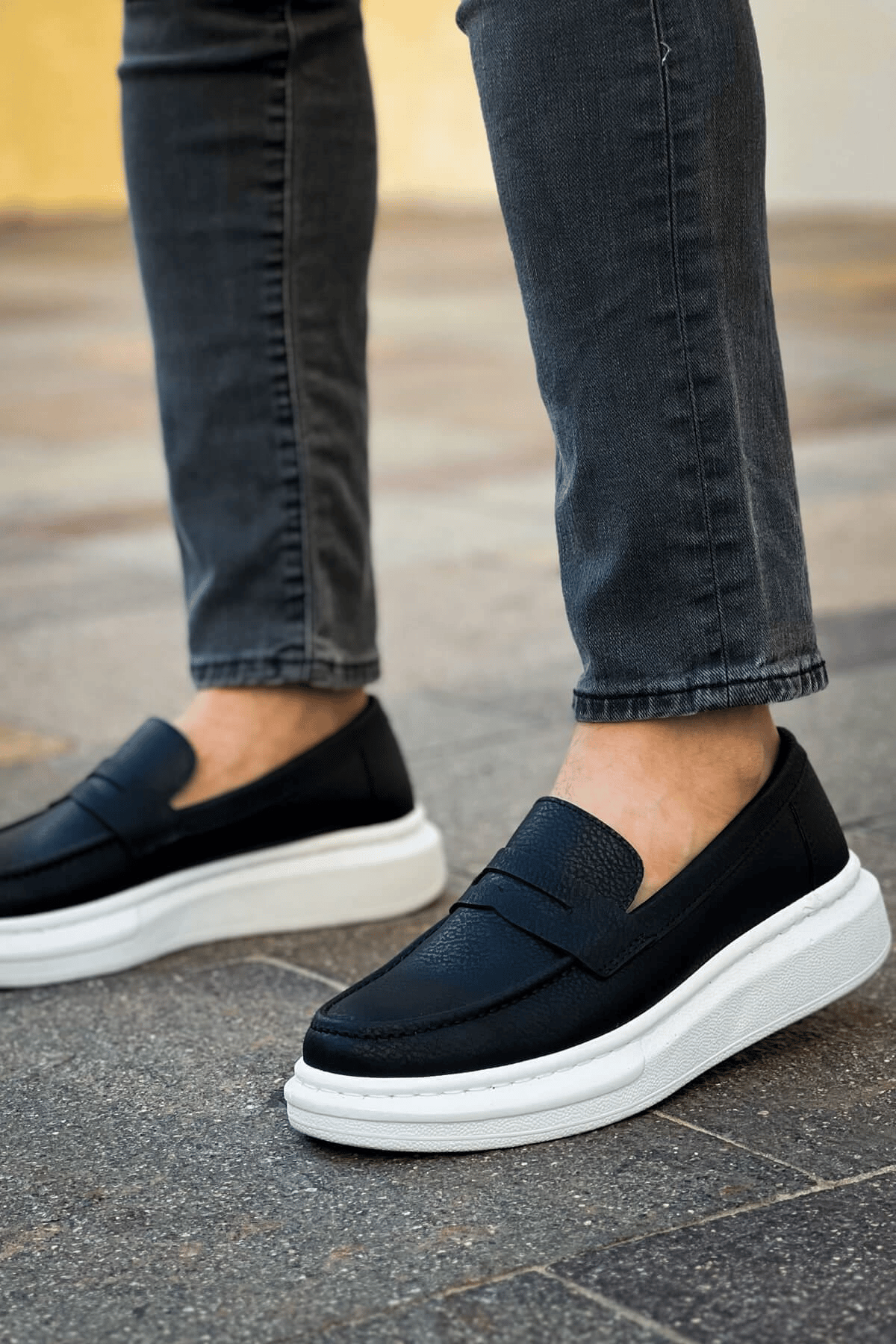 Robert - RS615 Siyah  Erkek Loafer Ayakkabı SIYAH