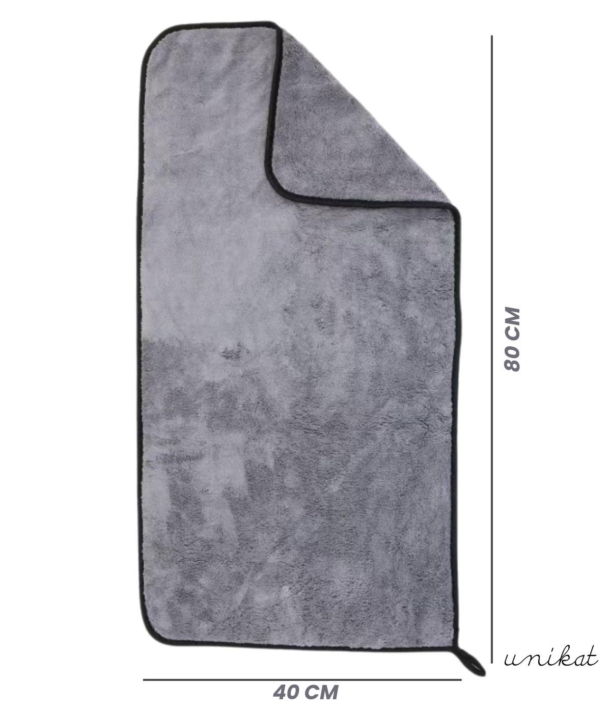 BAYİ ÜRÜNÜ 40x80 cm Çift Katmanlı Araç Kurulama Bezi – Ultra Emici Oto Kurulama Bezi 1 Adet