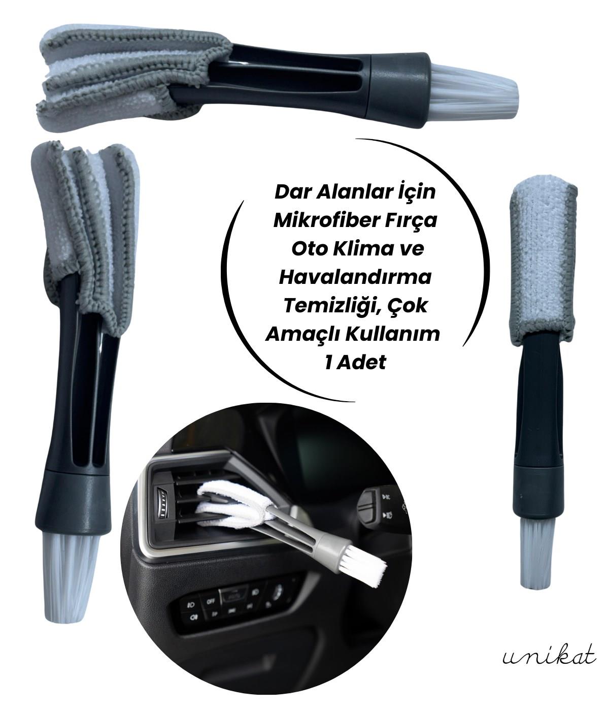 BAYİ ÜRÜNÜ Mikrofiber Fırça – Oto Klima ve Havalandırma Temizliği, Çok Amaçlı Kullanım 1 Adet