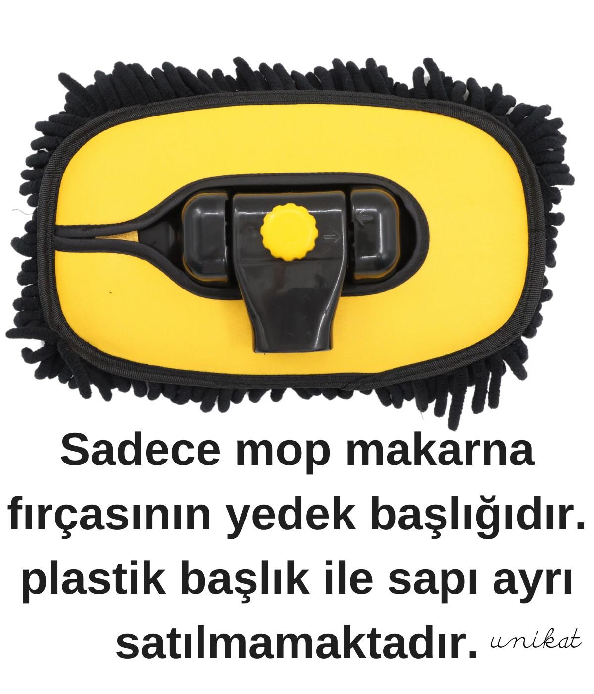 BAYİ ÜRÜNÜ Teleskopik Saplı Araç Yıkama Süpürgesi Fırçasının Yedek Mop Başlığı Bezi - 1 Adet