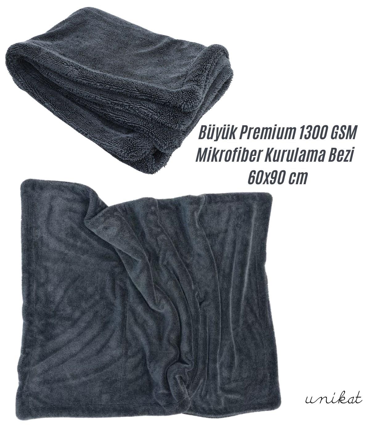 BAYİ ÜRÜNÜ Ultra Yumuşak Mikrofiber Kurulama Havlusu 1300 GSM 60x90 cm 1 Adet