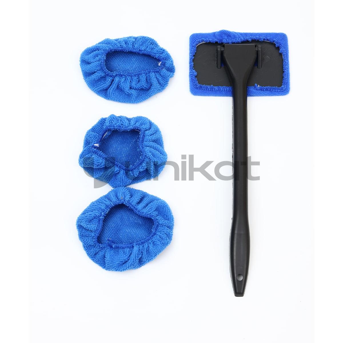 Mikrofiber Bez Cam Temizleme Aparatı 3 Adet Yedek Başlıklı