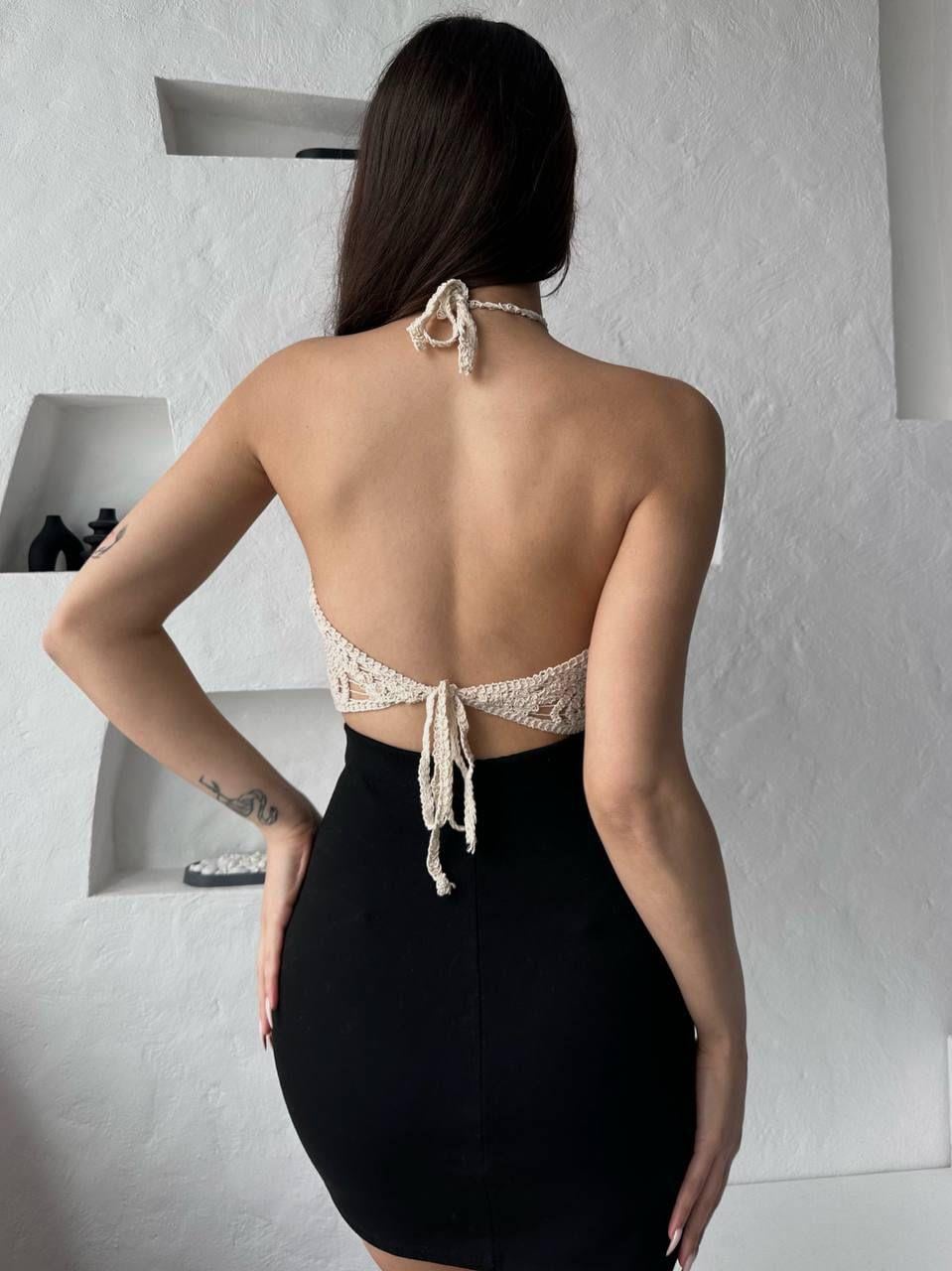 Örgü Bej Crop