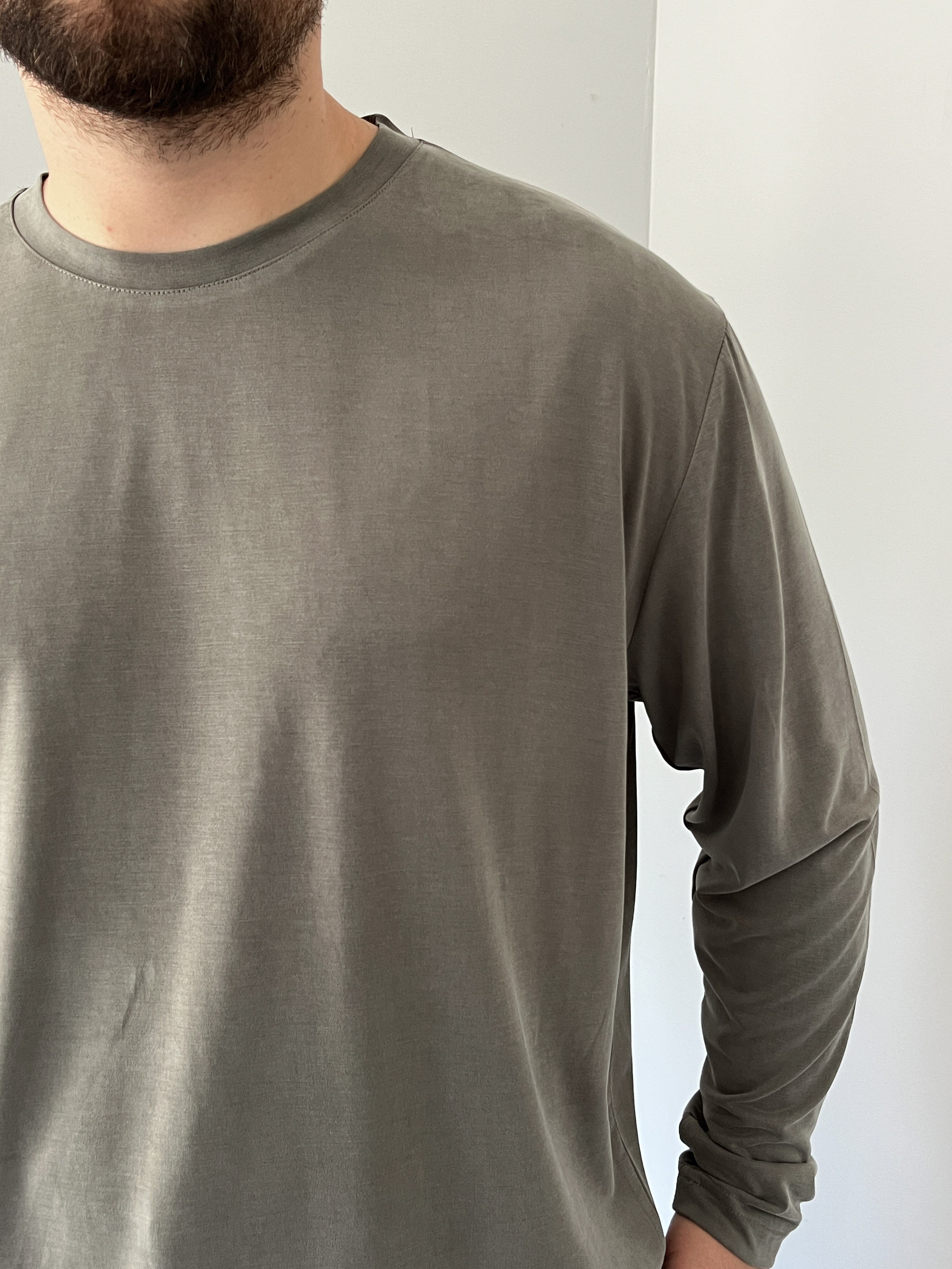 Premium Yıkamalı Oysho Kumaş Sweat Yeşil