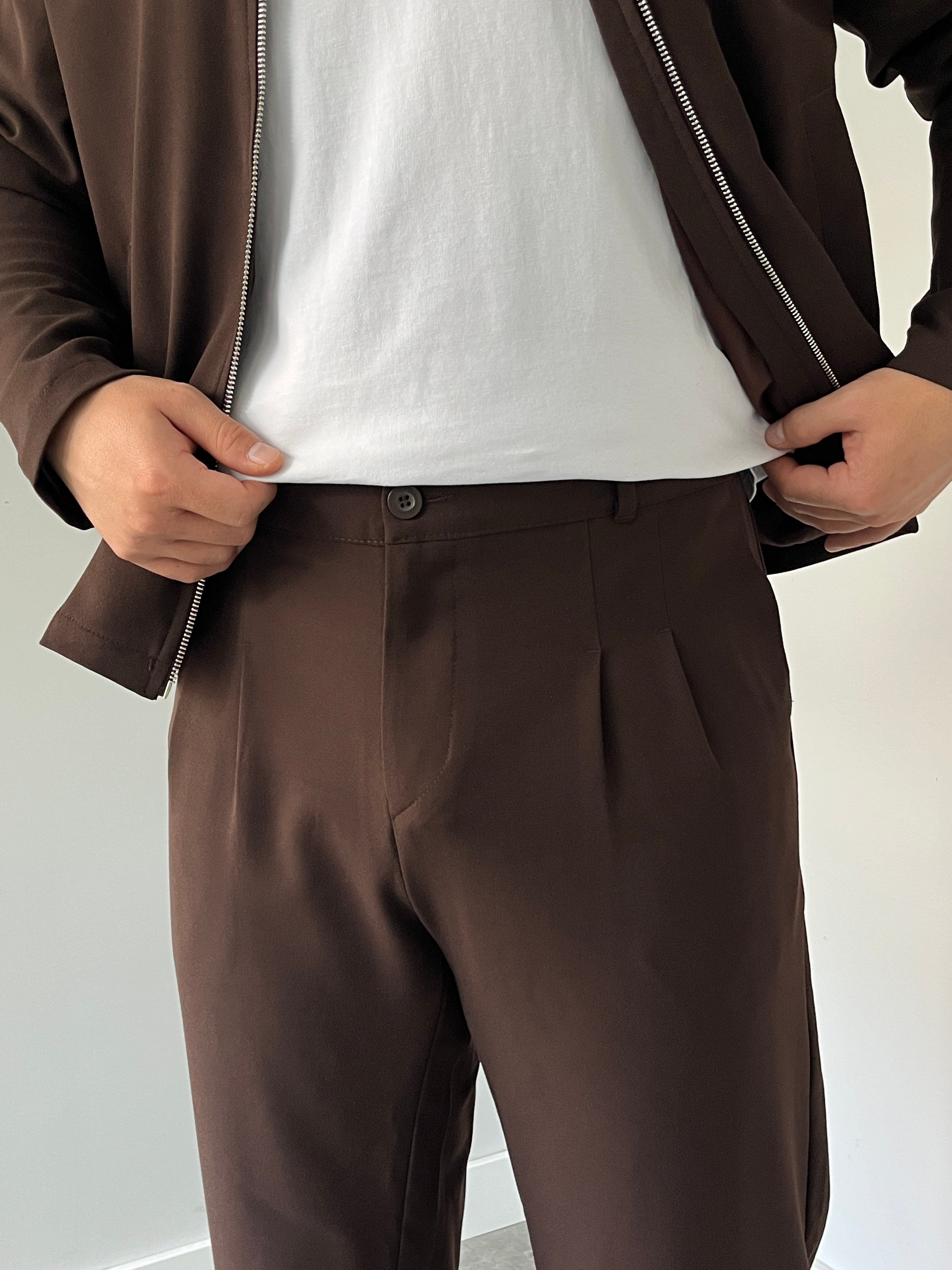 Vicenza Casual Takım Acı Kahve