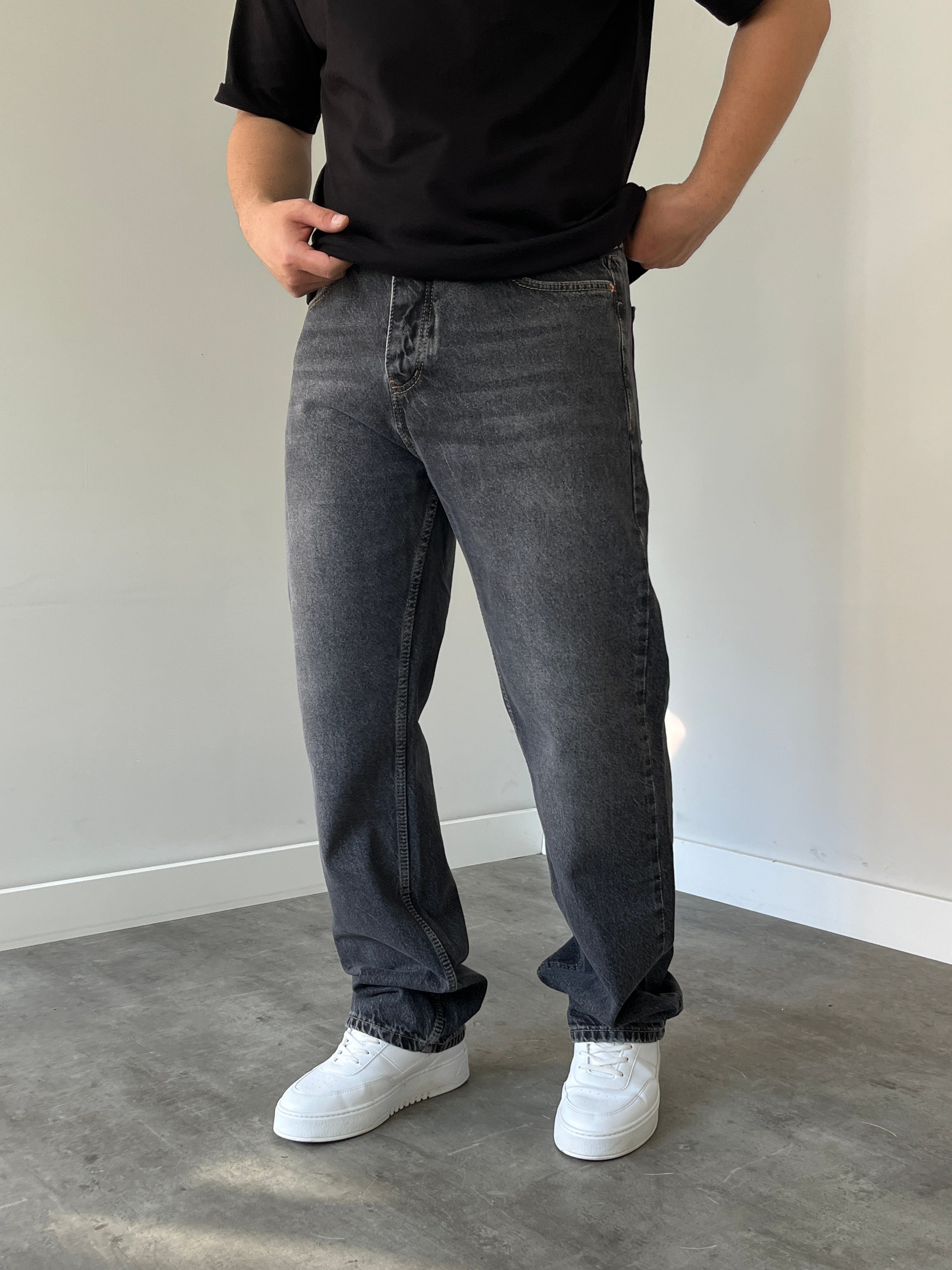 We 11 Baggy Jean Antrasit