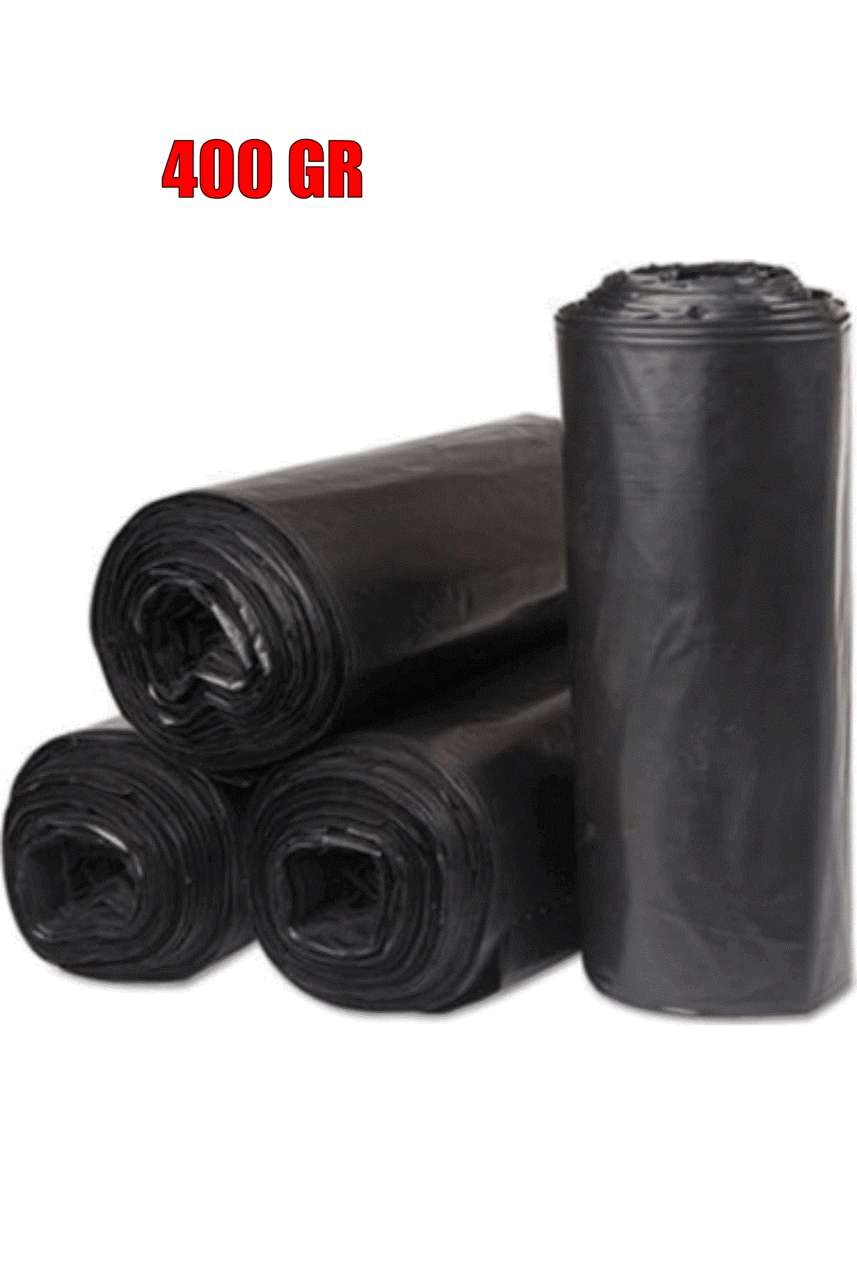 Rulo Siyah Çöp Poşeti Jumbo 80x110 (400 gr) - 10 Adet