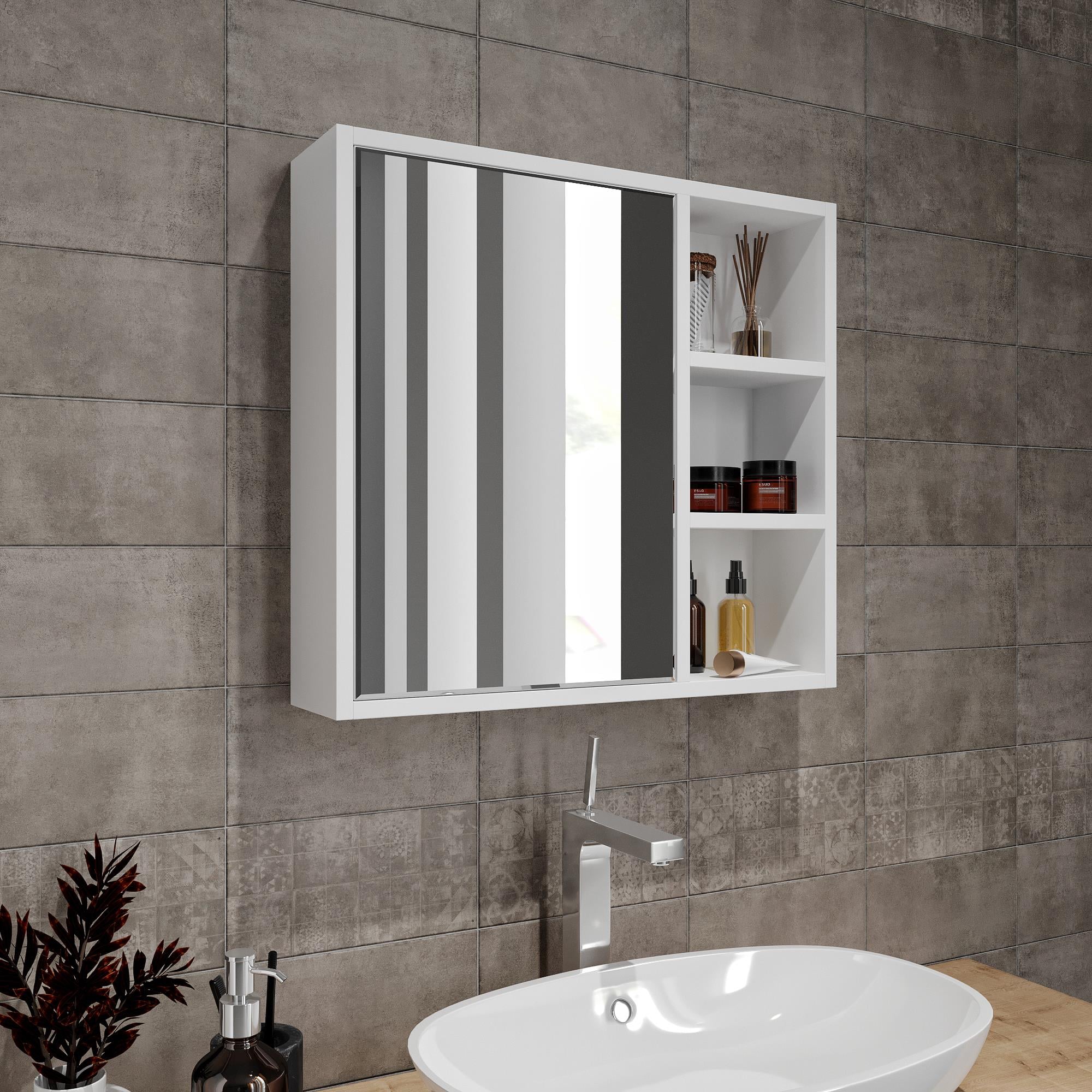 KULPSUZ AYNALI BANYO DOLABI