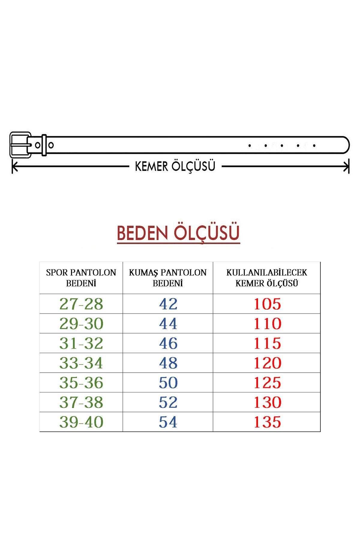 Erkek Deri Kemer, Hakiki Deri