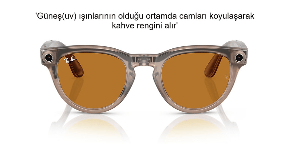 RAYBAN META HEADLINER AKILLI GÖZLÜK RW 4009 Transitions 6705ZX 50 Güneşte Koyulaşan