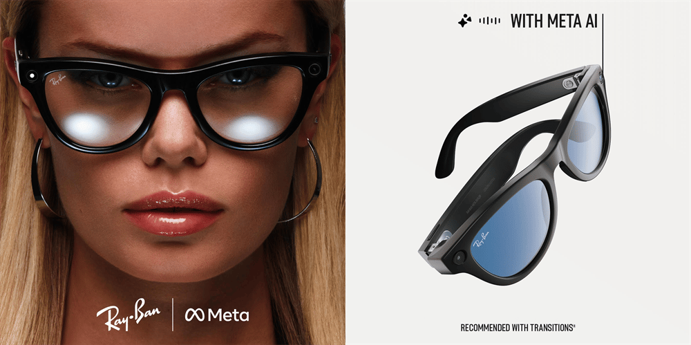RAYBAN META SKYLER AKILLI GÖZLÜK RW 4010 Transitions 601/MF 52 Güneşte Koyulaşan