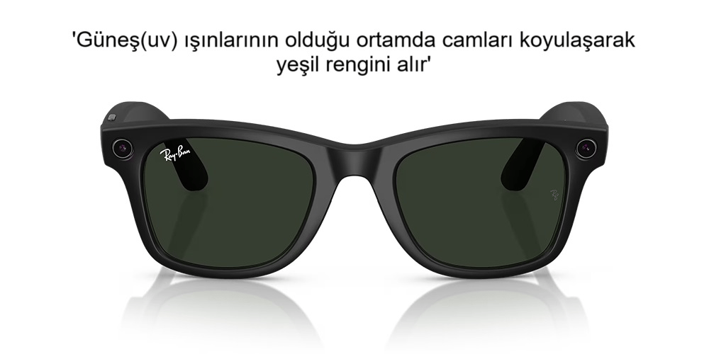 RAYBAN META WAYFARER AKILLI GÖZLÜK RW 4008 Transitions 601S1M 53 Güneşte Koyulaşan