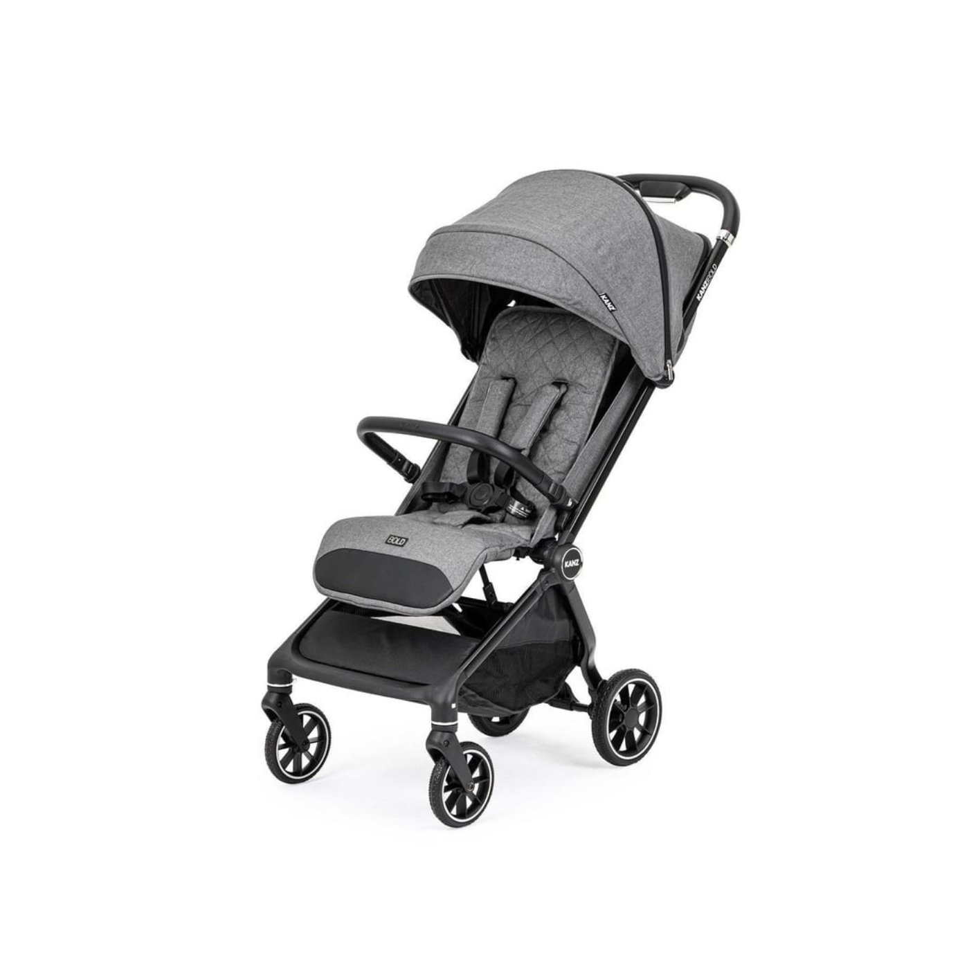 Kanz Bold Autofold Kabin Boy Bebek Arabası Steel Grey
