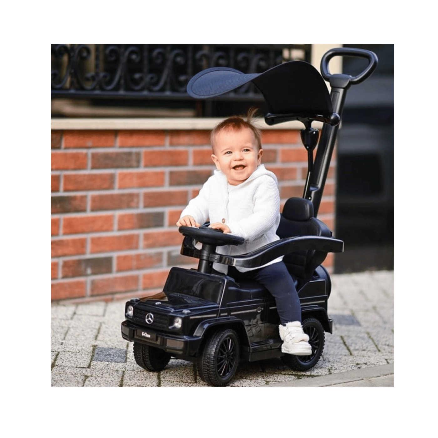 Lorelli G350D İtmeli Baby Stroller - Siyah