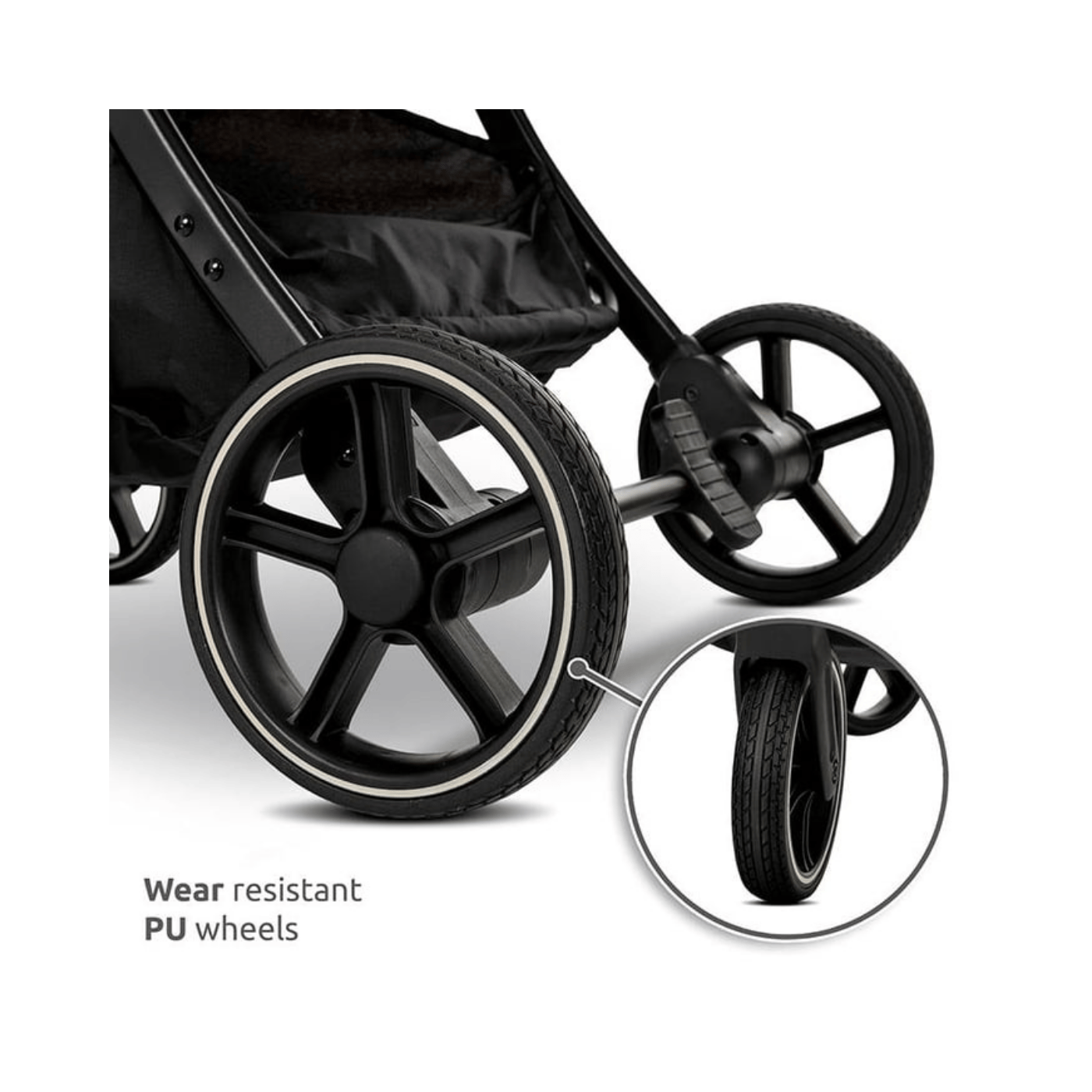 Lorelli Minori Plus Otomatik Katlanır Kabin Boy Bebek Arabası - Black