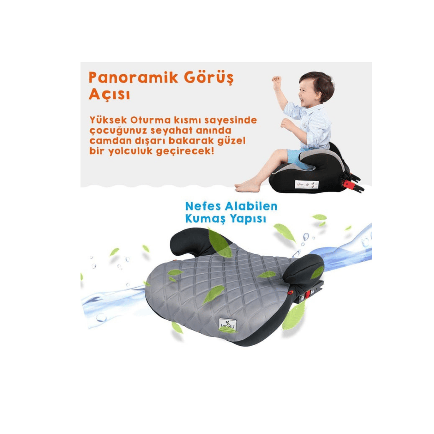 Lorelli Sirius Fix İsofix Yükseltici – Black