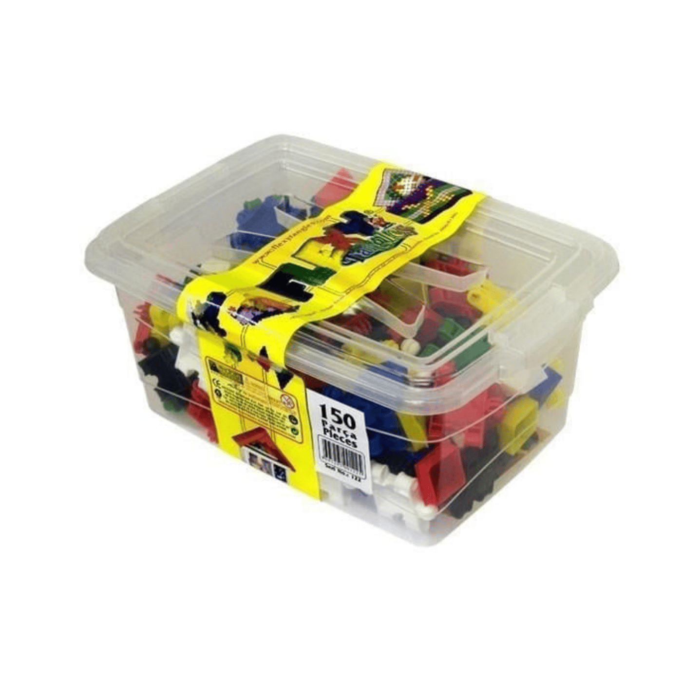 Matrax Oyuncak Flexy Tangles Lego 150 Parça Yapım Seti Saklama Kabında