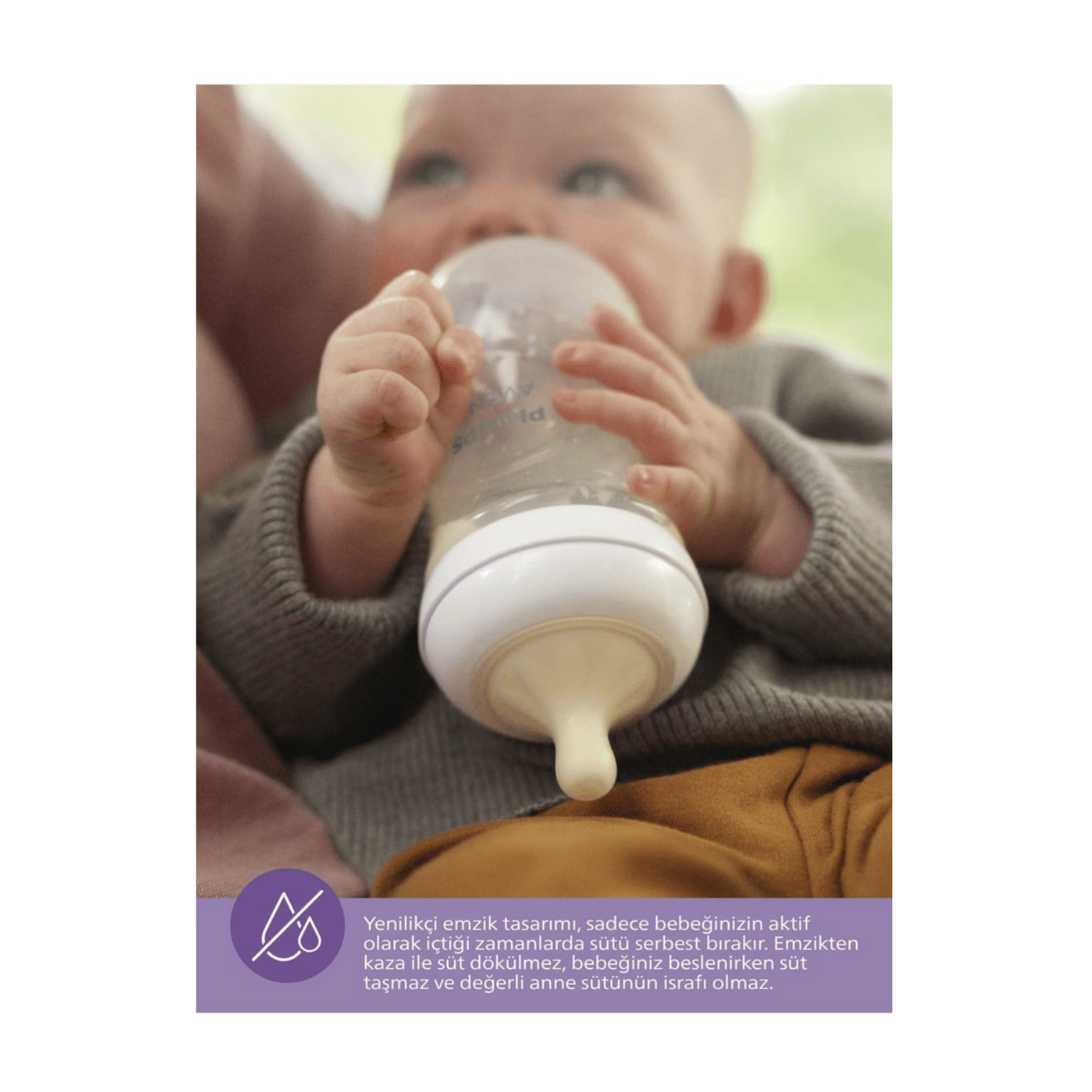 Philips Avent Scy903/01 Natural Response Doğal Tepkili Pp Biberon, 260ml, 1 Ay - Cam Değildir