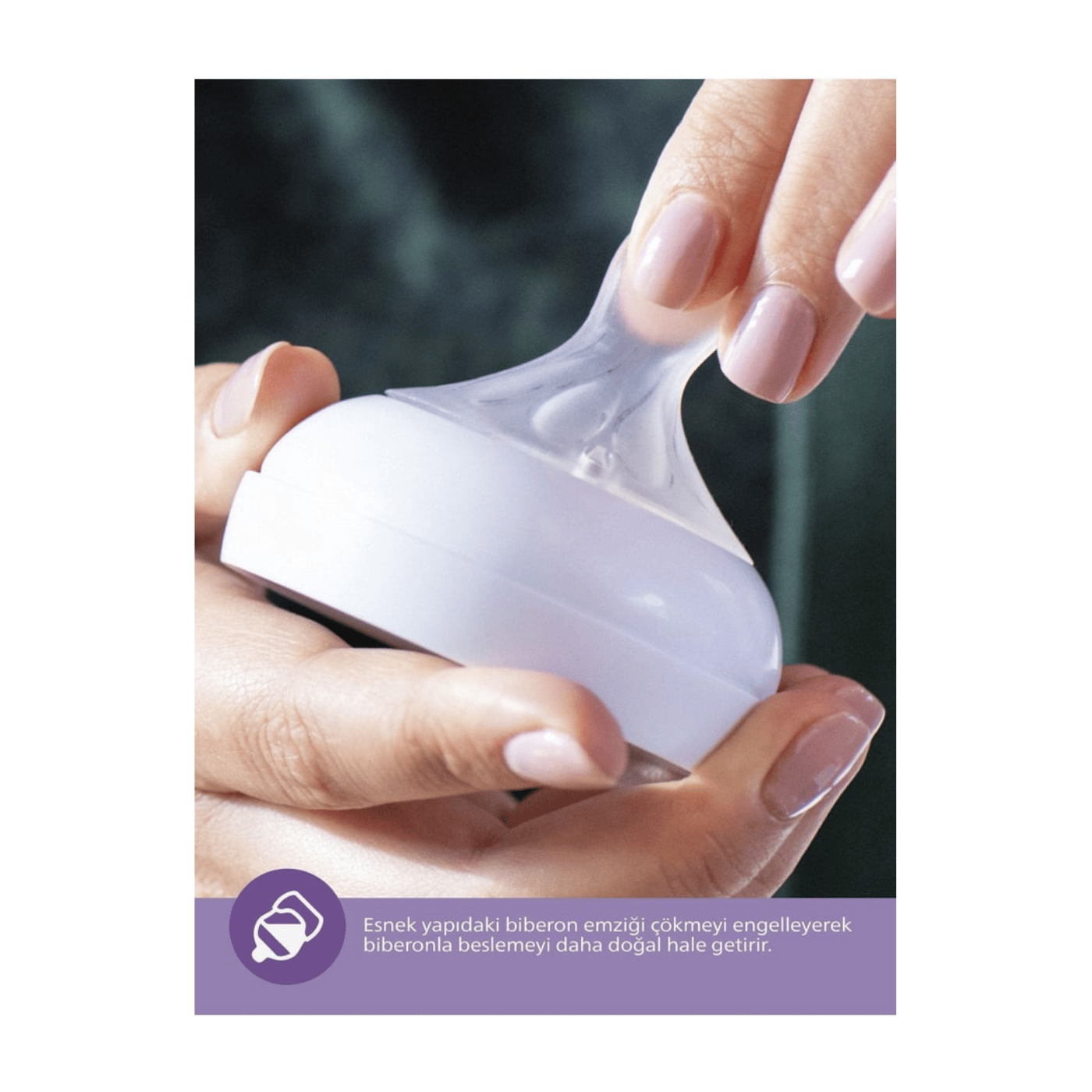Philips Avent Scy906/01 Natural Response Doğal Tepkili Pp Biberon, 330ml, 3 Ay - Cam Değildir
