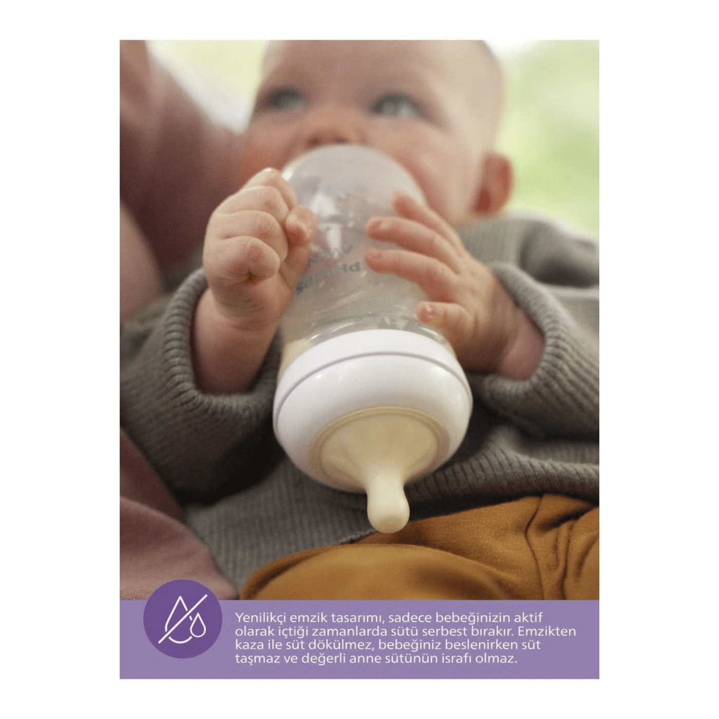 Philips Avent Scy906/01 Natural Response Doğal Tepkili Pp Biberon, 330ml, 3 Ay - Cam Değildir