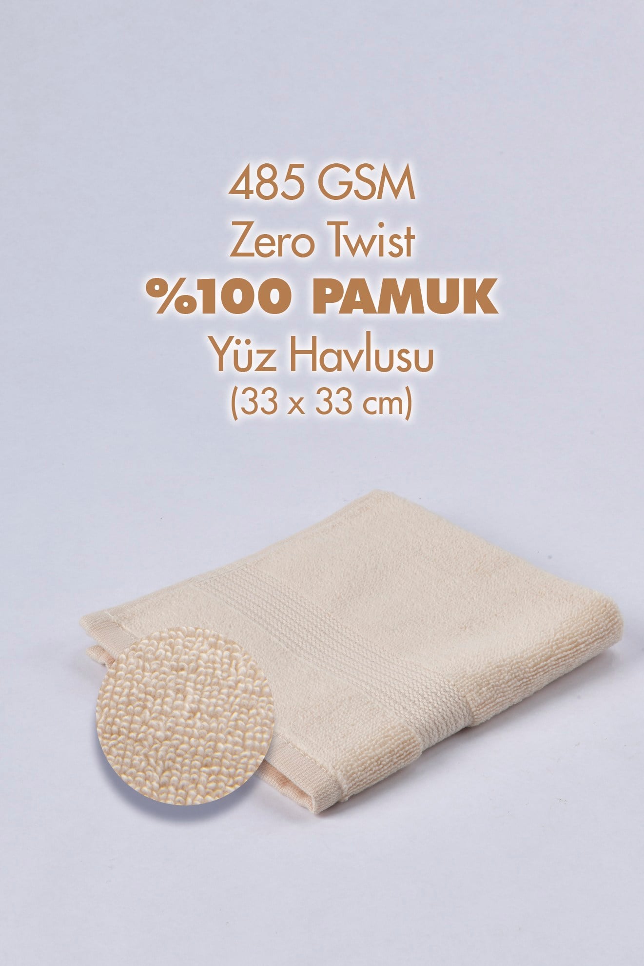 BEJ YÜZ HAVLUSU 