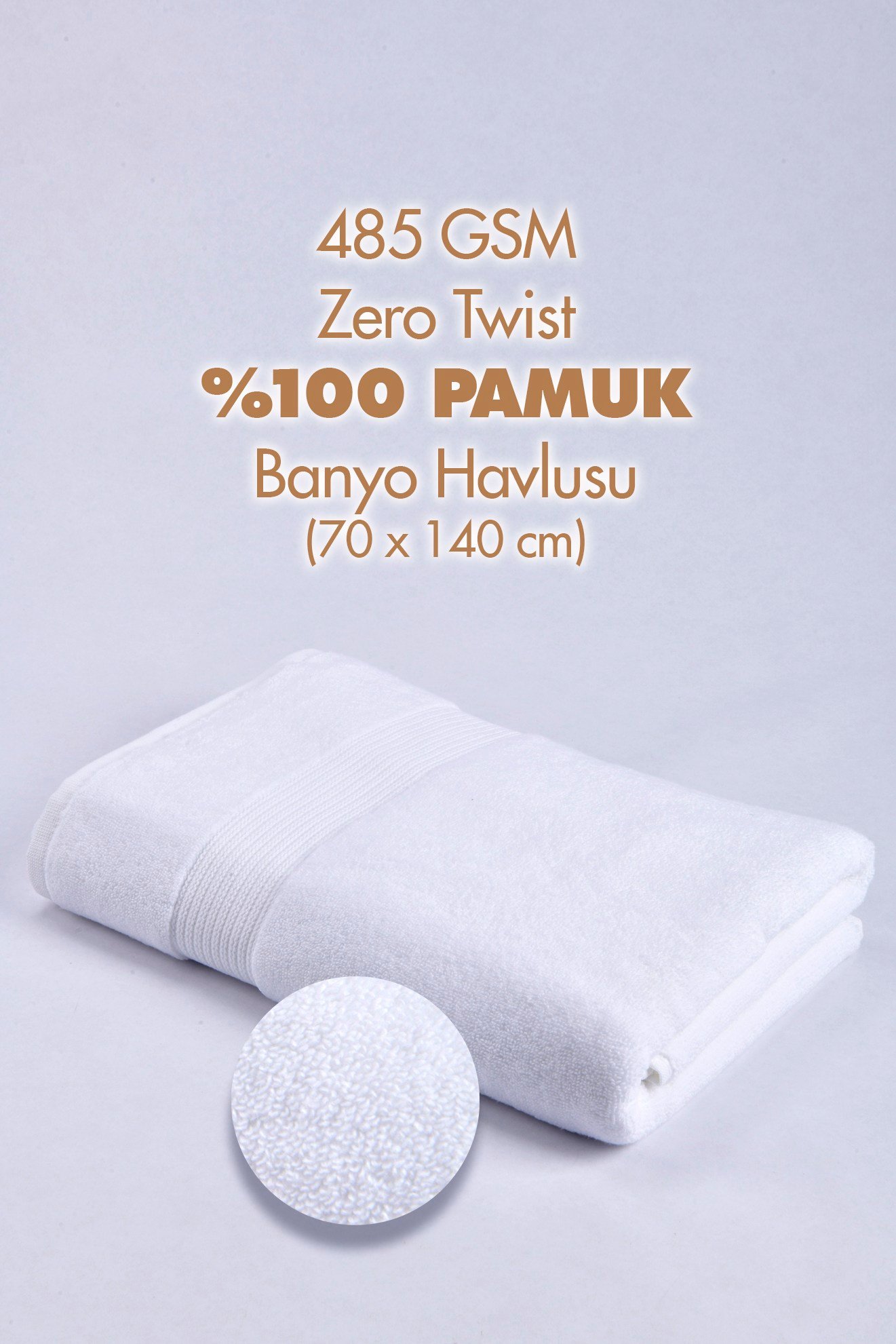 BEYAZ BANYO HAVLUSU 