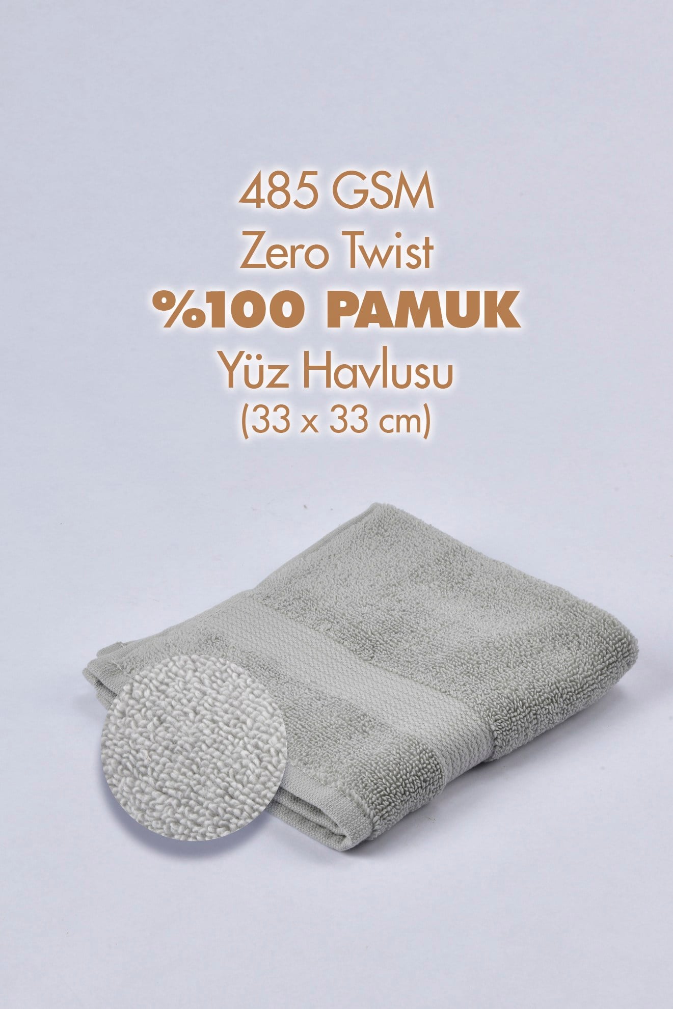 GRİ YÜZ HAVLUSU 