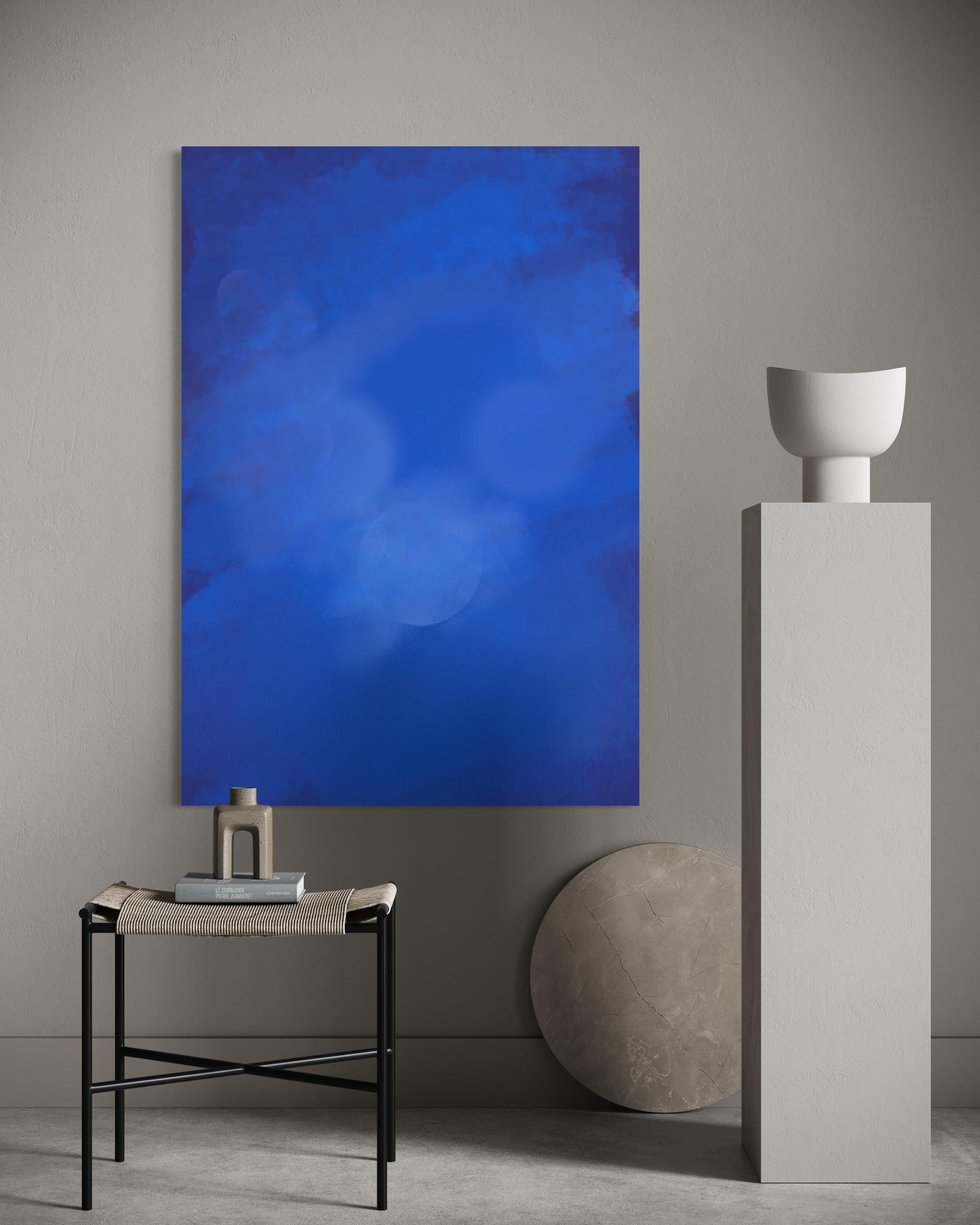 NOCTURNE BLEU ÖZEL TASARIM KANVAS TABLO