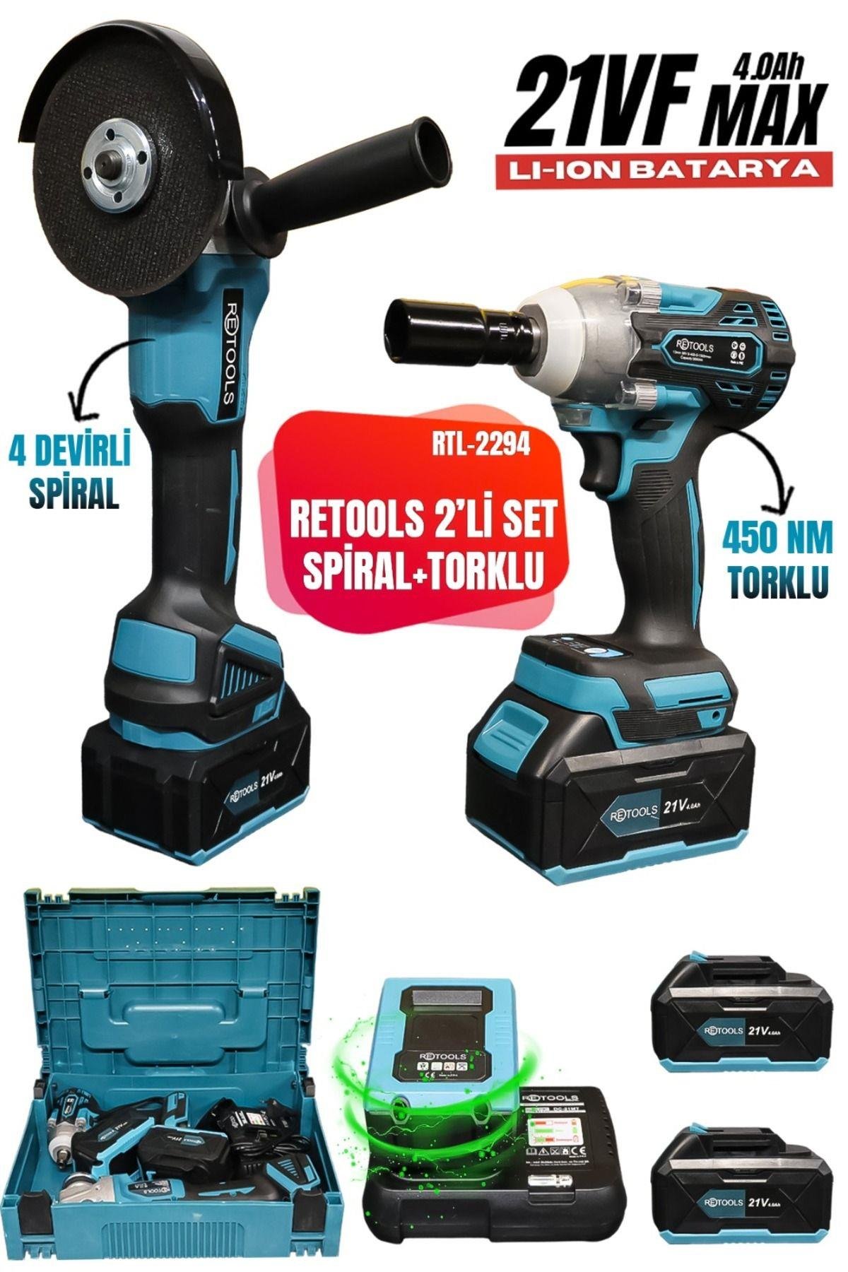 2’Lİ SET (TORKLU SOMUN SIKMA VE SPİRAL)