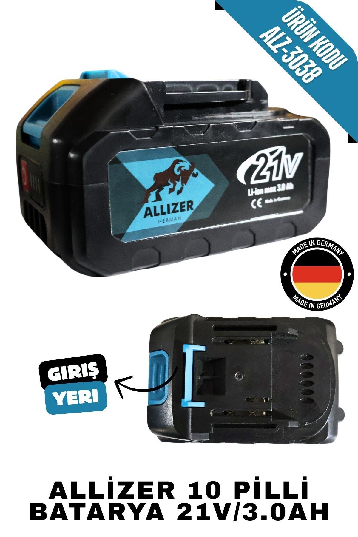 ALLİZER 10 PİLLİ BATARYA 21V/3.0AH