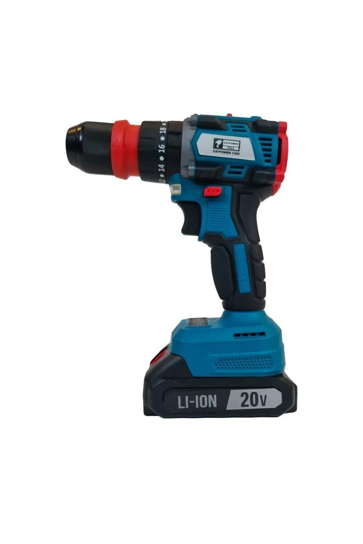 CATPOWER KÖMÜRSÜZ AKÜLÜ VİDALAMA 20V