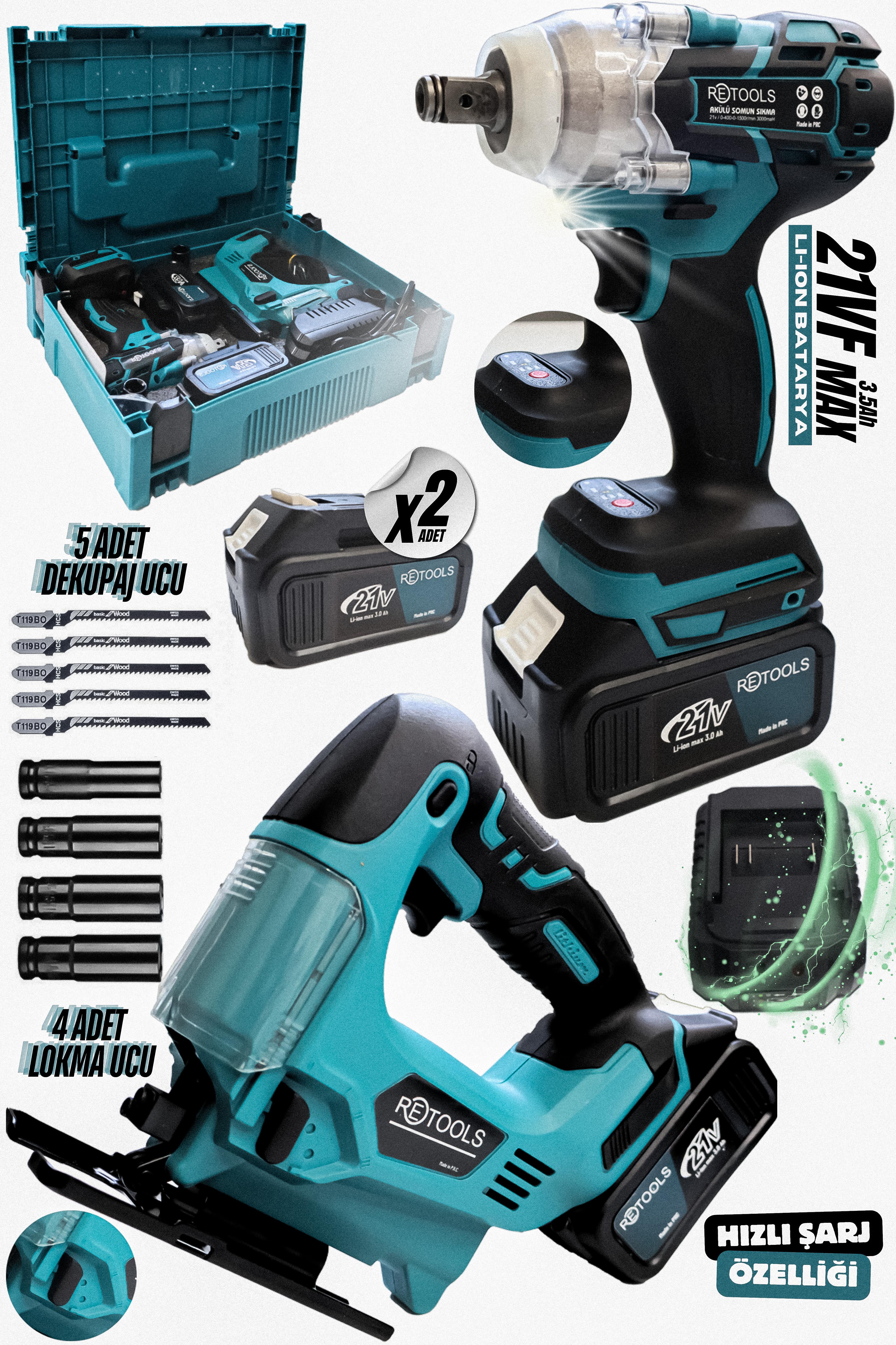 RETOOLS 2'Lİ SET (DEKUPAJ + SOMUN SÖKME)