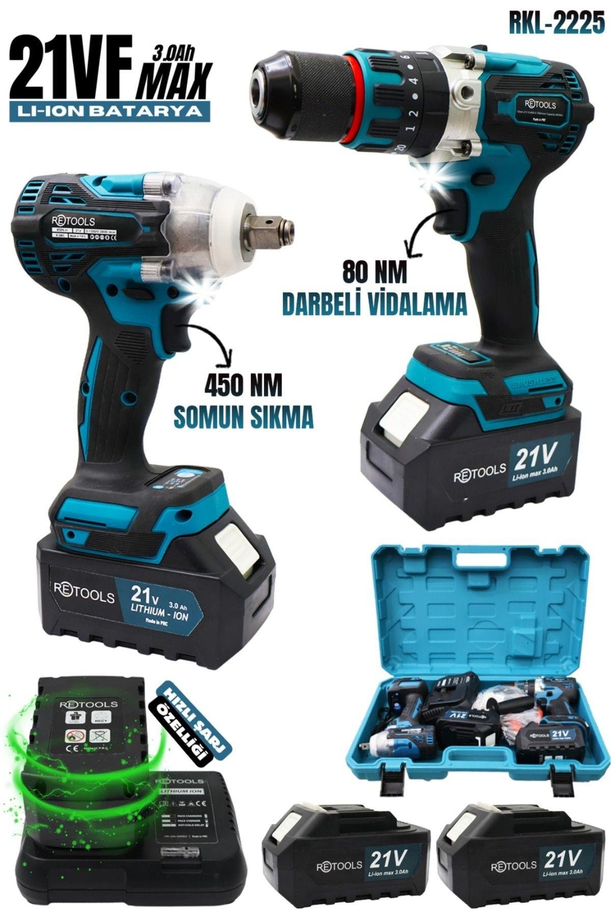 (SOMUN-VİDALAMA) 10 PİLLİ (21W-3AH)