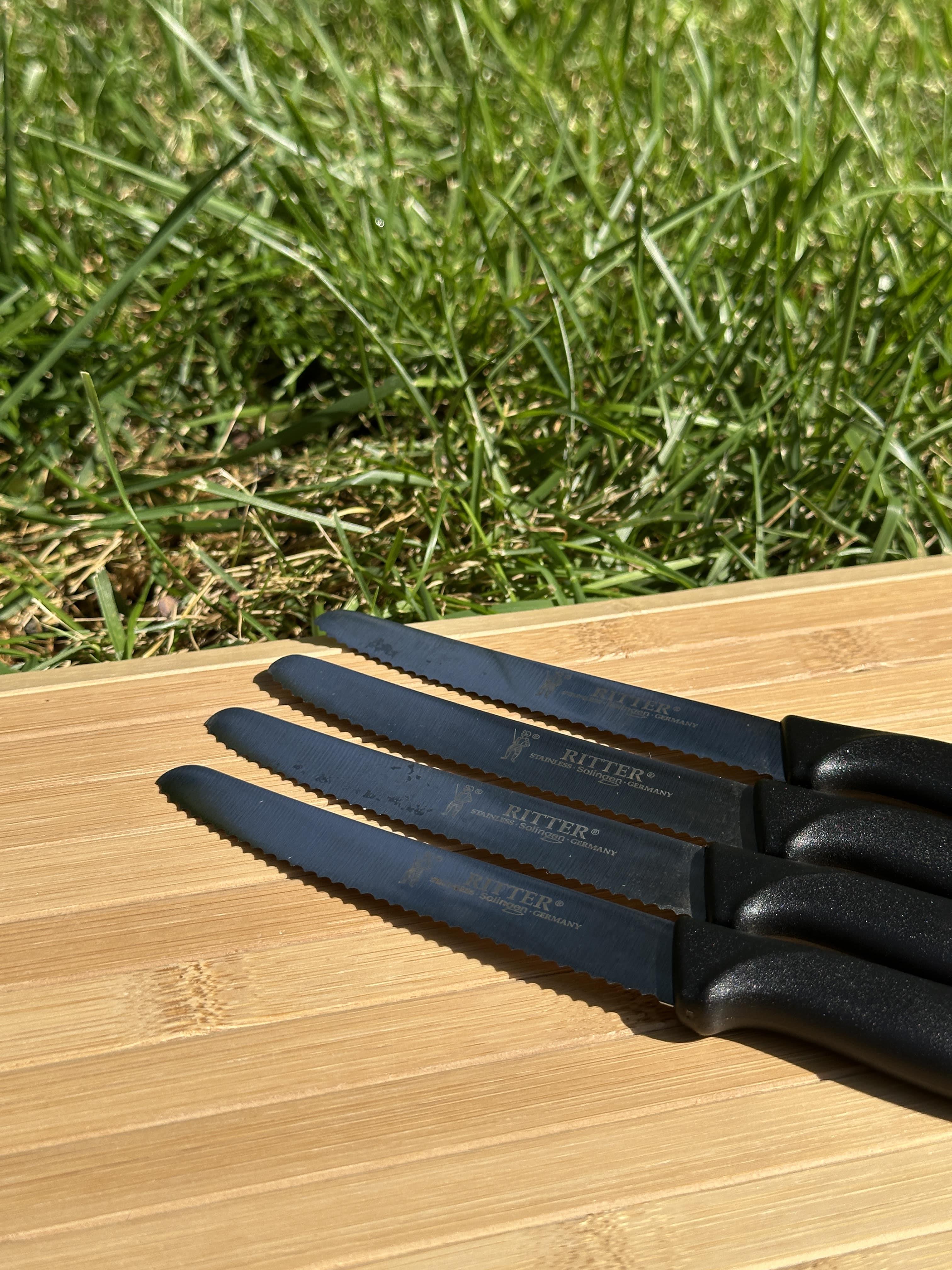 Solingen Siyah Set 6 Meyve Bıçağı+3 Sebze Bıçağı+3 Ava Bıçak