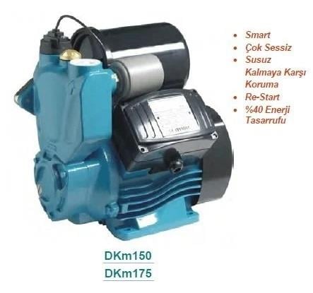 DKm150 0.5 HP Kendinden Emişli Sürtme Fanlı Temiz Su Pompası