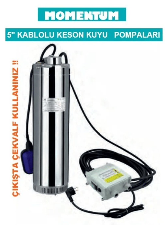 MXSM407 – 5” Kablolu Keson Kuyu Pompası (1.5 HP, 230V / Monofaze)