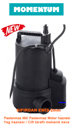 PKS-400GW 400W Gizli Flatörlü Sıfırdan Emişli Temiz Su Drenaj Pompası