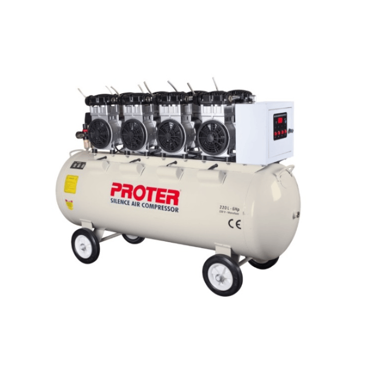 PR 226 S SESSİZ-YAĞSIZ  220 LT  6HP MONOFAZE 8 BAR HAVA KOMPRESÖRÜ