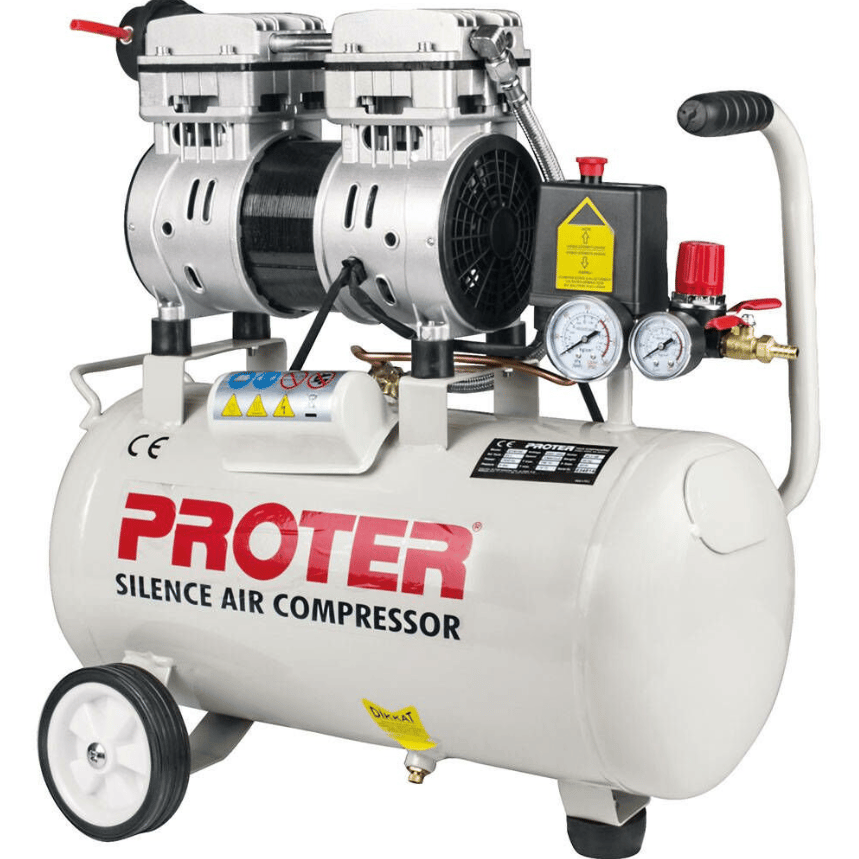 PR 24 S SESSİZ-YAĞSIZ   24 LT 750 W 8 BAR HAVA KOMPRESÖRÜ