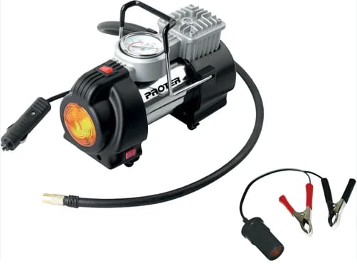 PR 242 DC 12 V 150 PSI Lambalı Lastik Şişirme Komp