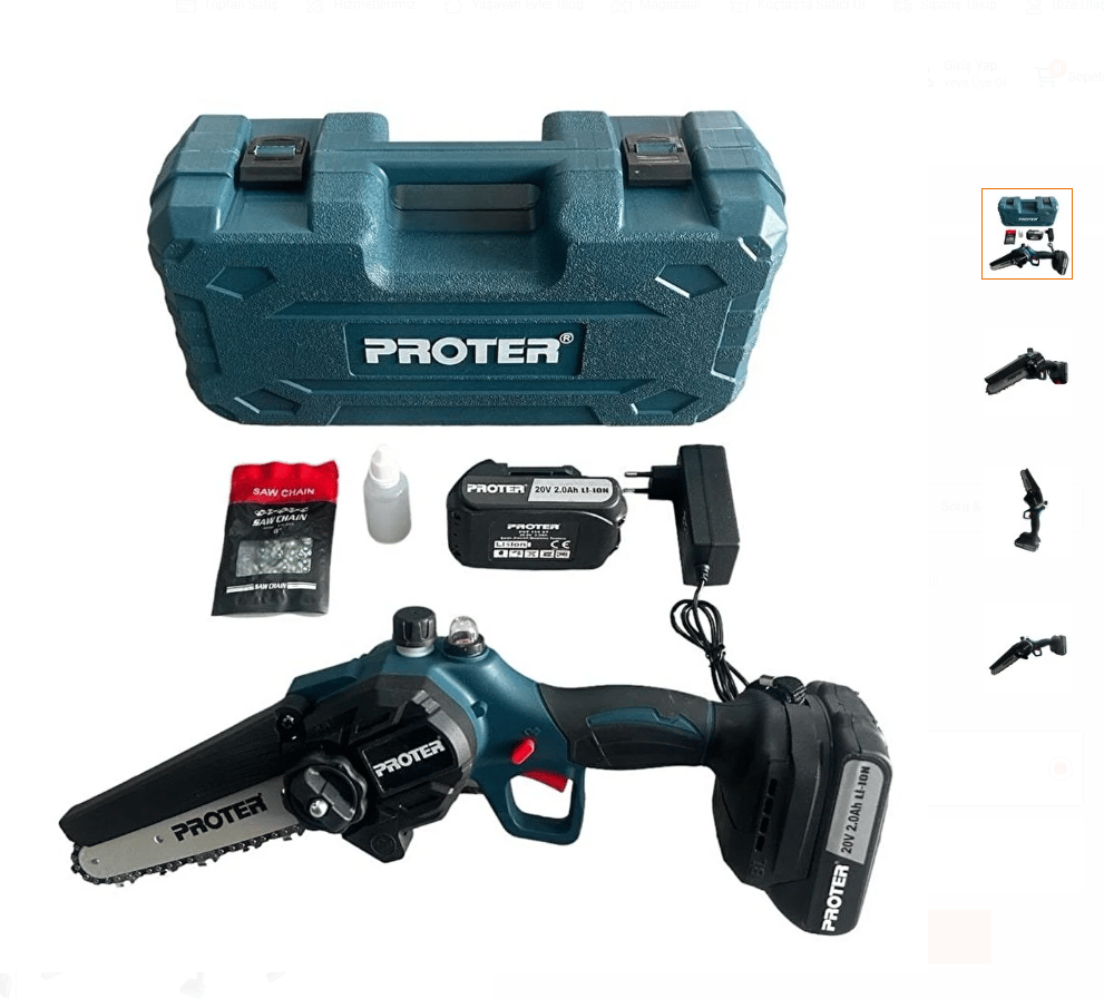 PST 115 ST 150mm Kesim  2.0 Ah 20 V Li-ion Kömürsüz Zinc.Yağ. Dal Kesme